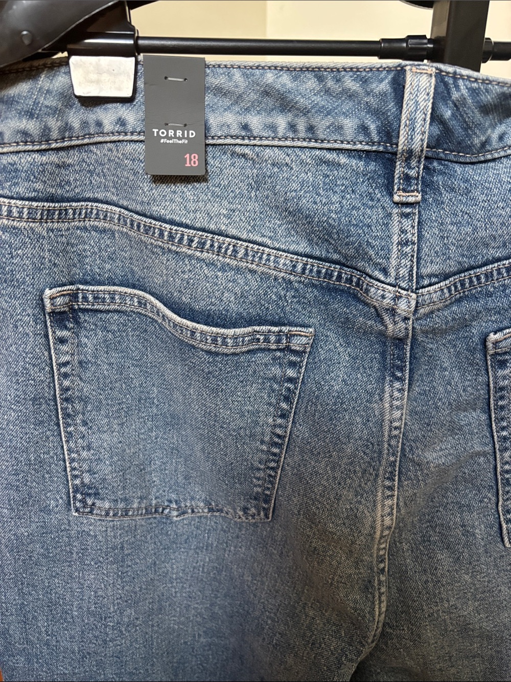 Torrid High-Rise Ankle Crop Classic Denim size 18 - Picture 5 of 6